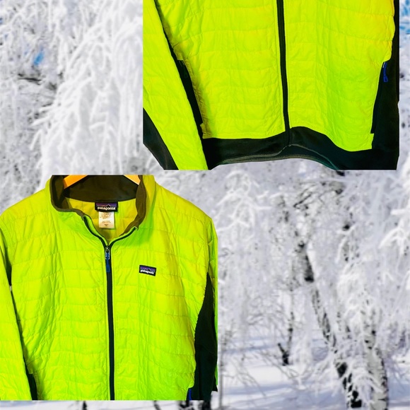 Patagonia Other - PATAGONIA NANO PUFF HYBRID XXL MENS LIME/BLACK JACKET RARE AS IT GETS IN NANO